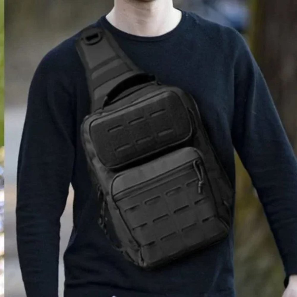 NEW TACTICAL Sling Bag Pack Military Rover - Picture 2 of 10